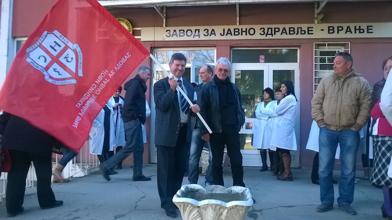 Успео штрајк упозорења Новог синдиката Завода за јавно здравље Врање